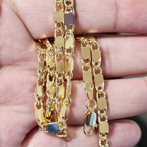 Men's Gold Plated Chain Necklace